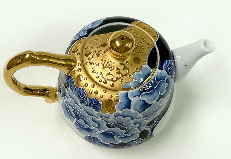 新青花富貴財源福祿壺組